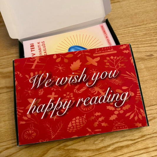 🎁 Praznična darilna škatla za knjige - Odlično darilo!