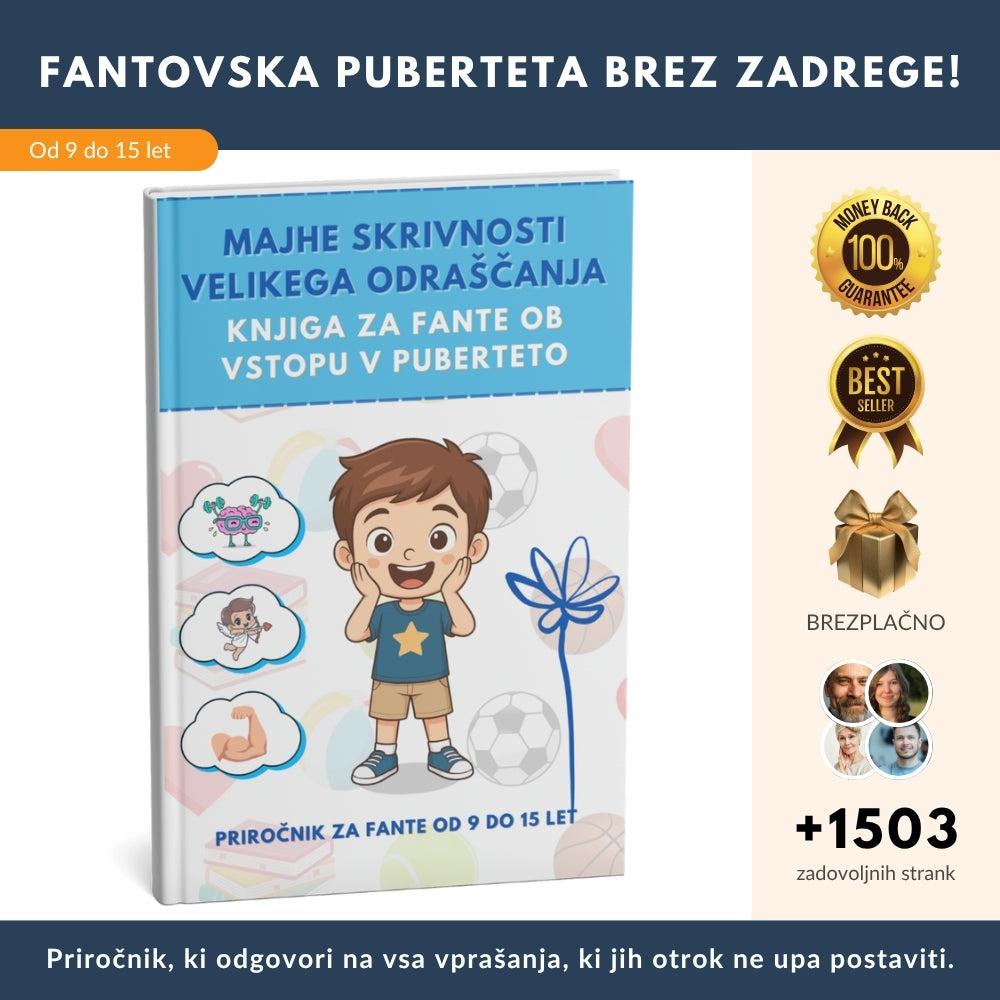 Fantovska PUBERTETA brez zadrege! Priročnik, ki odgovori na vsa vprašanja, ki jih otrok ne upa postaviti + BONUS