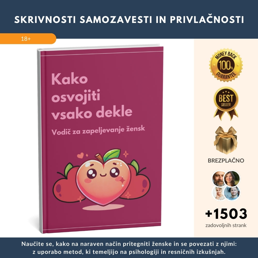 Najbolj prodajan priročnik za moške: Odkrij skrivnosti samozavesti in privlačnosti – z BONUSOM!