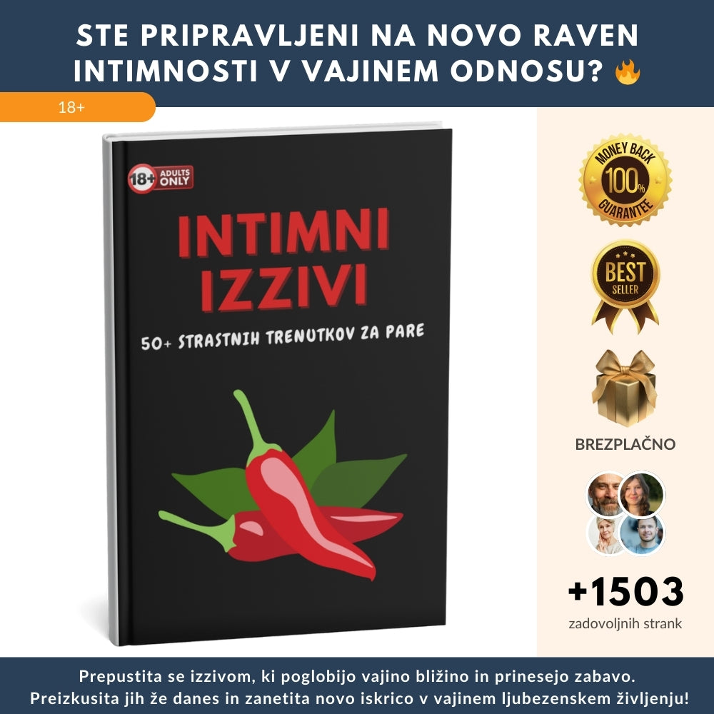Najbolj prodajan priročnik za neomejeno strast: 50 nepozabnih doživetij + BONUS 🔥