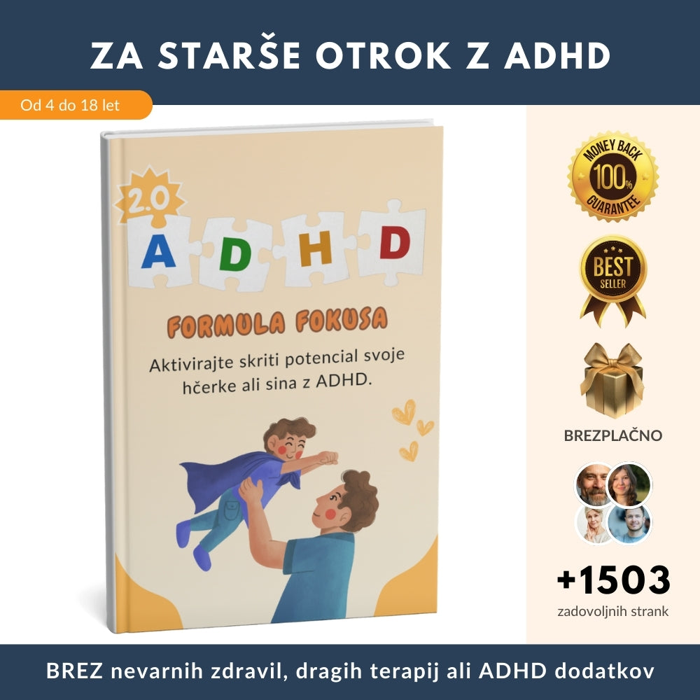 28 dni do boljše koncentracije pri otroku z ADHD-jem – izboljšajte učenje brez stresa in jokanja