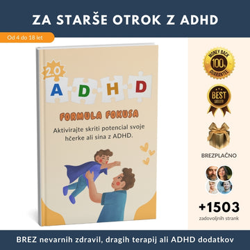 28 dni do boljše koncentracije pri otroku z ADHD-jem – izboljšajte učenje brez stresa in jokanja