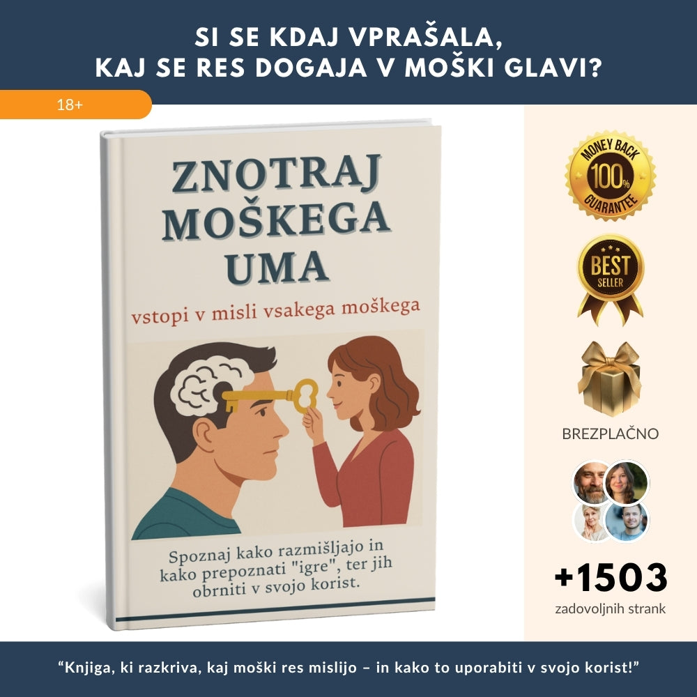 Končno razkrito: razlog, zakaj te ne sliši — in kako razumeti njegovo misli + 3x BONUS