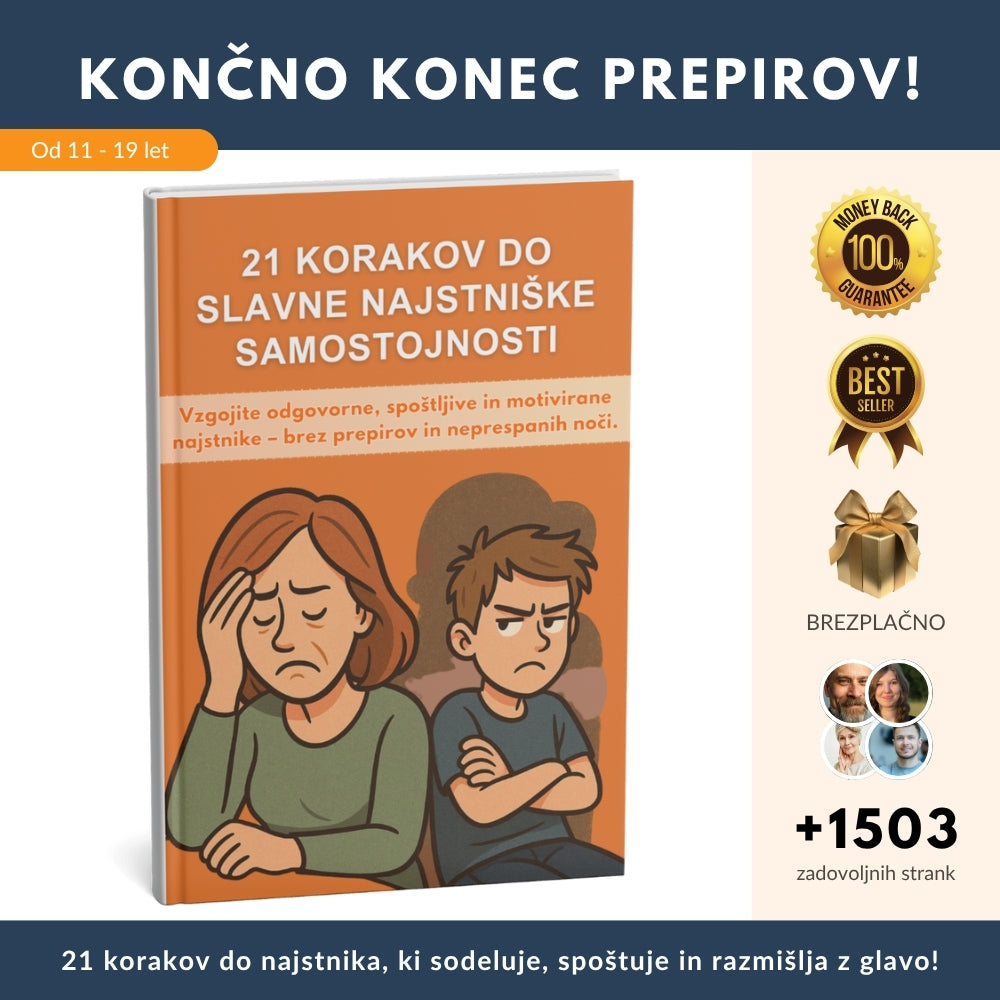Končno konec prepirov! 21 korakov do najstnika, ki sodeluje, spoštuje in razmišlja z glavo + BONUS
